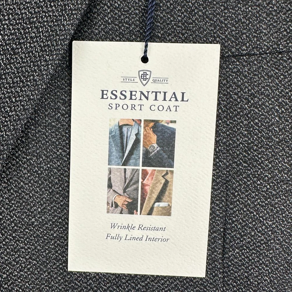 Blazer Croft Barrow Para Hombres 48L Largo Gris Abrigo Deportivo Calce Clásico NUEVO Foto 2 de 4