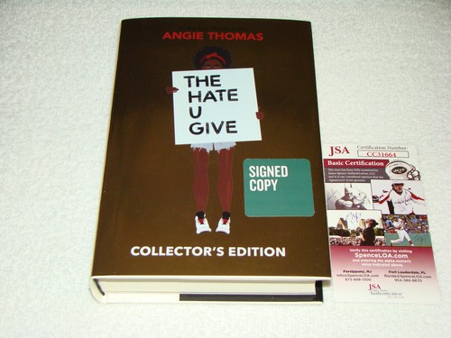 Angie Thomas Signed HB Book The Hate U Give JSA #CC31664 Collectors Edition - Picture 2 of 9