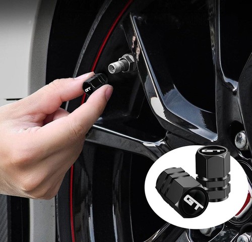 Pieces Valve stem Covers for Ford Mustang GT Metal Wheels, Tires, Automotive - Picture 3 of 5