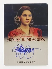 House of the Dragon Season 1 Autograph Emily Carey as Alicent Hightower #20/55