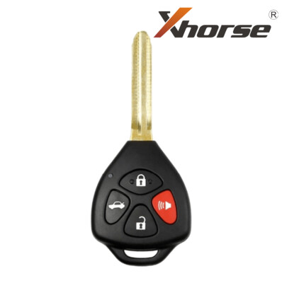 XHORSE UNIVERSAL REMOTE HEAD KEY 4 BUTTON FOR TOYOTA STYLE WIRED XKTO02EN