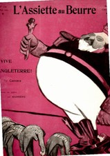 l'assiette au beurre revu humour caricatur VIVE L'ANGLETERRE CAMARA 109 ORIGINAL