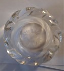 vintage salt dish cut glass clear  — photo 1