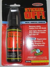 STICKER OFF ADHESIVE REMOVER / DECAL REMOVAL SOLUTION   (301K)