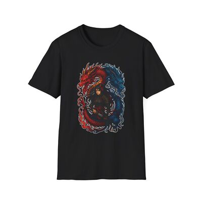 Dragon T-shirt Men Women Graphic Tee Clothing Apparel Chinese Dagon Symbol Gift