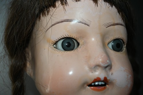 Large Early Antique German Bisque Doll 26.5” tall - Picture 10 of 16