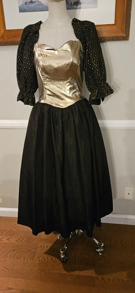 Prom Gold 1980s Vintage Dresses for Women for sale | eBay