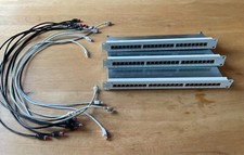 3x Patchpanel Cat 6, 24 Ports geschirmt, 19 Z...