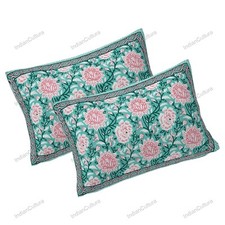 Flower New Design Jaipuri Print King Size Bed Seet With 2 Pillow Covers