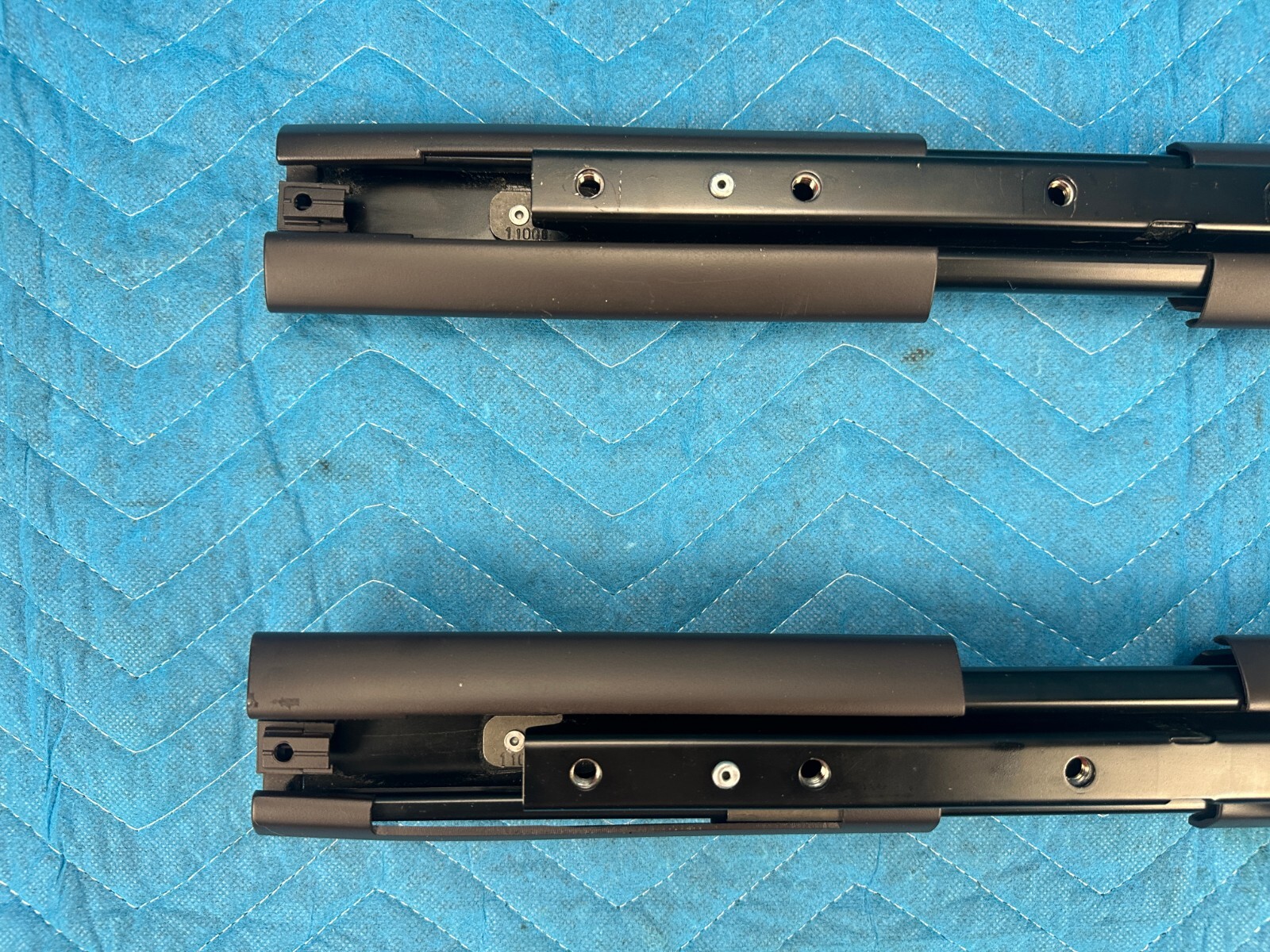 Bentley Cont Flying Spur Front Passenger's Seat Tracks w/ Covers 2006-2012 OEM