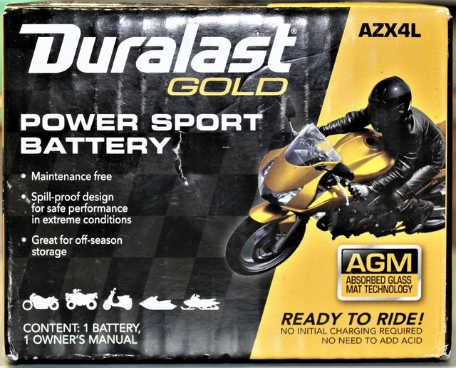 Duralast Gold Motorcycle Battery Autozone Duralast Gold Motorcycle