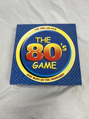 The 80s game How much do you remember? Board game complete in box