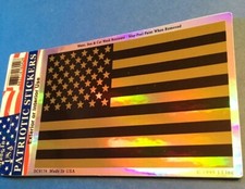 United States Of America Subdued Green US Flag 3  X 4  Decal Sticker Made In USA