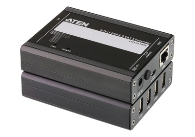 Aten UCE32100 4-port USB 2.0 CAT 5 Extender (100m) USB Type B Female RJ45 Female