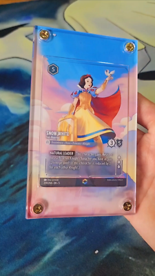 Disney Lorcana Snow White Fair-Hearted 220/204 Enchanted Chapter 5 Custom  Case | eBay