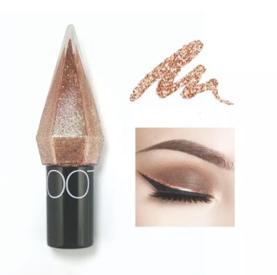 Dimond Eyeshadow Glitter Shimmer Eye Liquid High Gloss Eyeliner UK Peach Girls