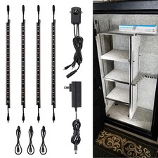 12 Inch Safe Lighting Kit, Motion Sensor, for Under Cabinet, 5000K, 4Pcs