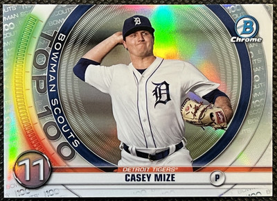 2020 Bowman Chrome Scouts Top 100 #BTP-11 Casey Mize