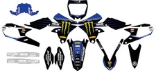 Dcor Complete Graphics Kit 2022 Star Racing White for Yamaha YZ450F 2014-2017