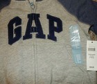 6P NWT Boys 18-24M BABY GAP Hooded Hoodie Full Zip Sweatshirt Jacket — photo 2