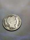 1911 10C Barber Dime Good Condition
