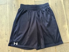 Under Armour dark blue athletic basketball Loose shorts with pockets size YL