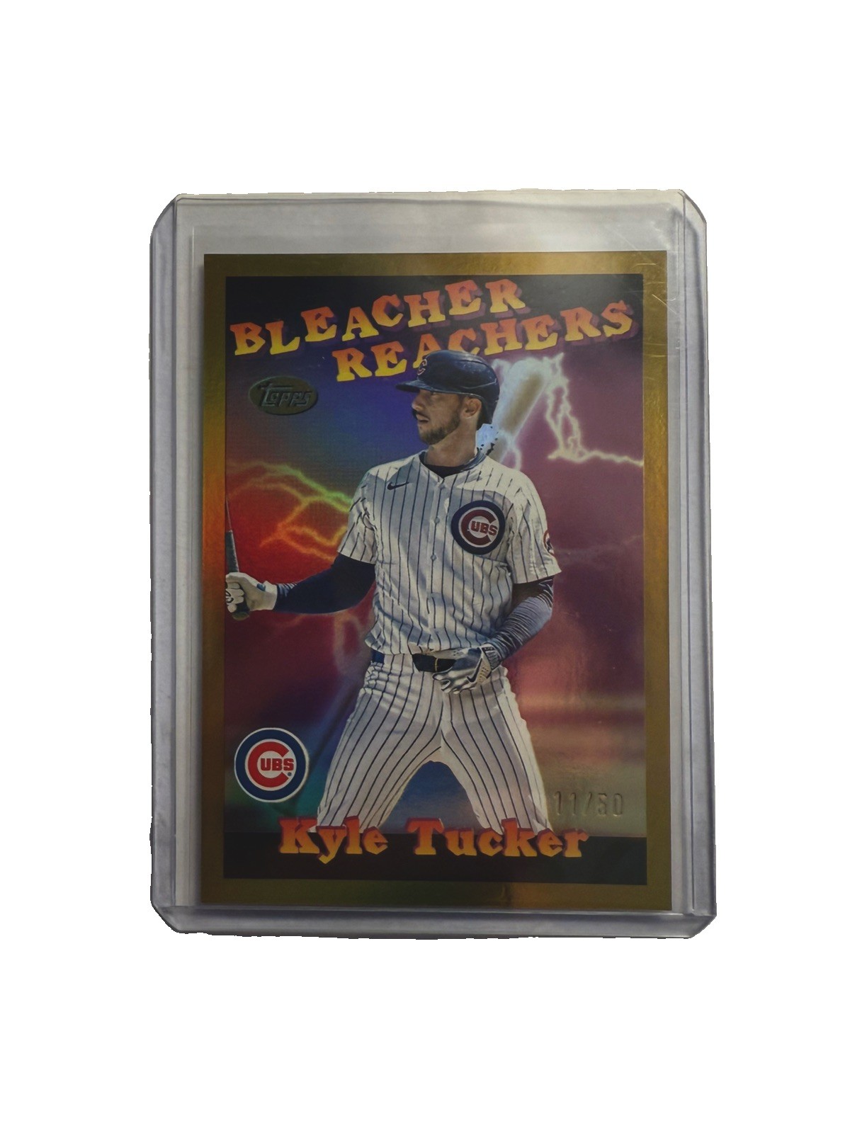 Kyle Tucker #BR-19 Baseball Cards 2025 Topps Update Bleacher Reachers trading card — raw and PSA graded price guide