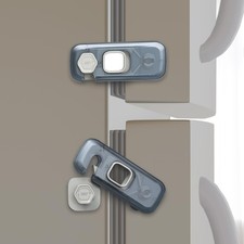 Heart of Tafiti 5 Pack Childproof Refrigerator Lock, French Fridge Door Latc...