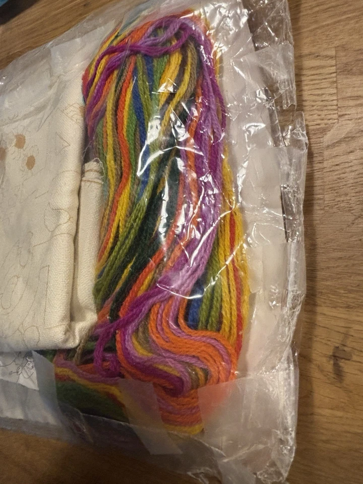 1980 Vintage Sunset Designs Needlepoint Kit My Number Sampler 2614 Wool - Image 4 of 4