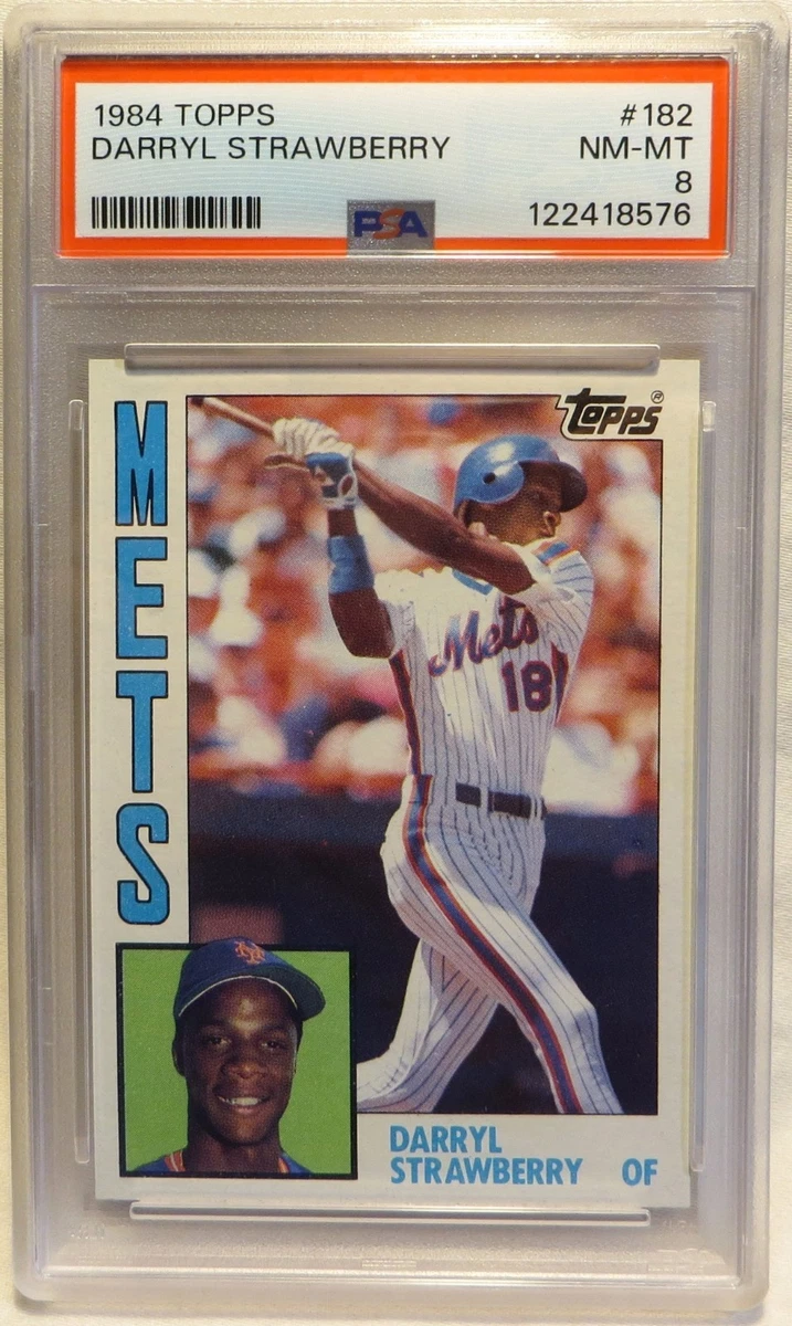 Topps Darryl Strawberry Baseball 1984 Season Sports Trading Cards