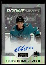 2020-21 O-Pee-Chee Platinum Rookie Autographs Sasha Chmelevski Auto #R-SC