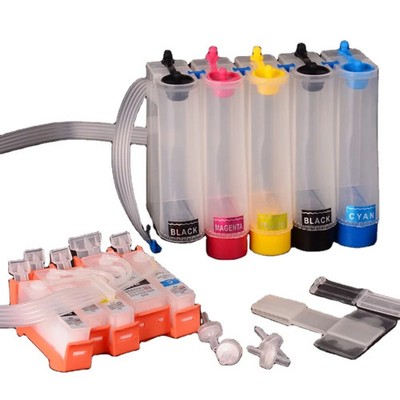 Continuous Ink Supply System CISS Tank With Chip for Canon Pixma IP7240
