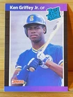 Donruss 1989 Ken Griffey Jr. Rated Rookie #33 Seattle Mariners MLB Card