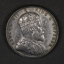 1907 Straits Settlements Silver Dollar