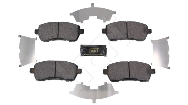Hart BremsbeläGe Bremsbelagsatz FüR Ford Fiesta VI Suzuki Swift IV FZ NZ AZ-image