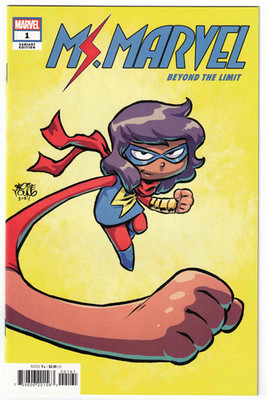 Ms. Marvel Beyond the Limit #1 Skottie Young Variant Cover Marvel Comics 2021