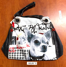 Borsa a mano Fuzzynation Chihuahua Distressed con mini marsupio staccabile DS229B4TF456
