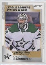 2020-21 O-Pee-Chee League Leaders Anton Khudobin #587 0ta9
