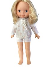 Vtg Fisher Price My Friend Mandy Doll 1976 Blonde 16” Good Cond. With Pajamas