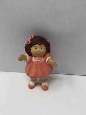 1984 Cabbage Patch Kids Brunette Girl In Pink Dress