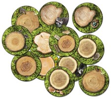 Forest Floor Multicolor Educational Rug for Children's Classroom, Playroom Ca...