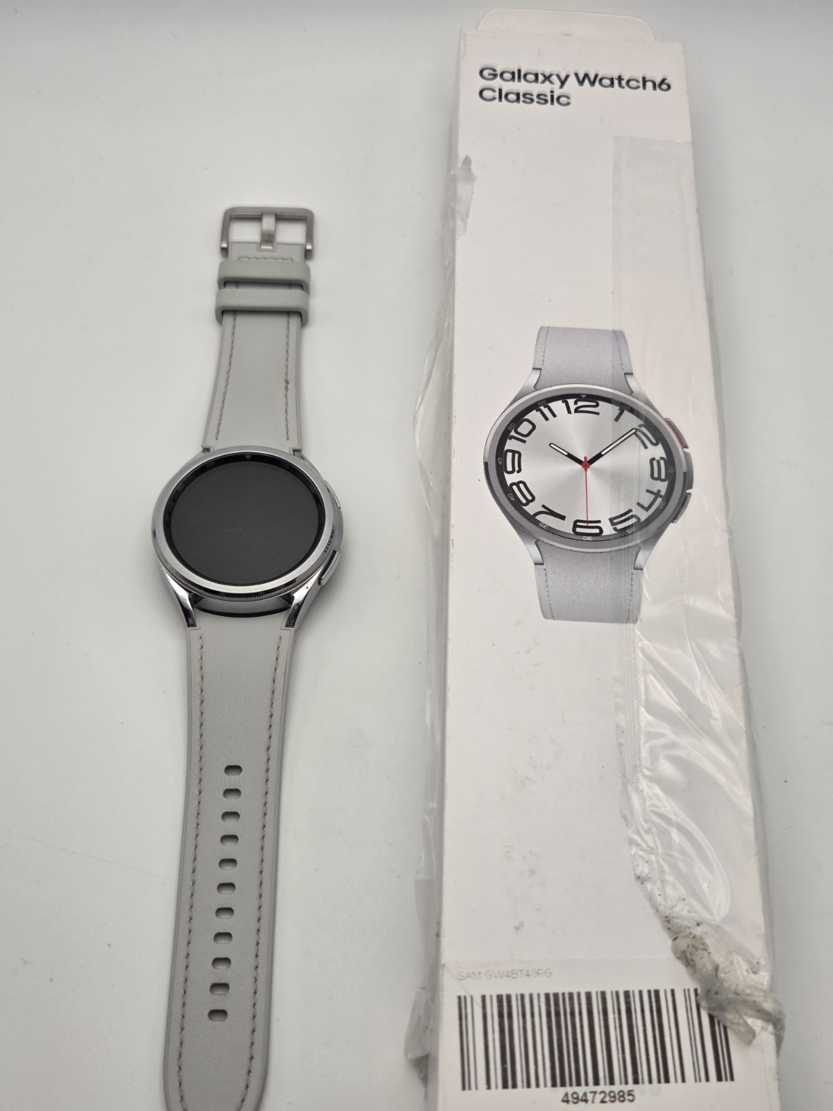 Samsung Galaxy Watch 6 Classic - SM-R950 - 43mm - Silver - Bluetooth- Great
