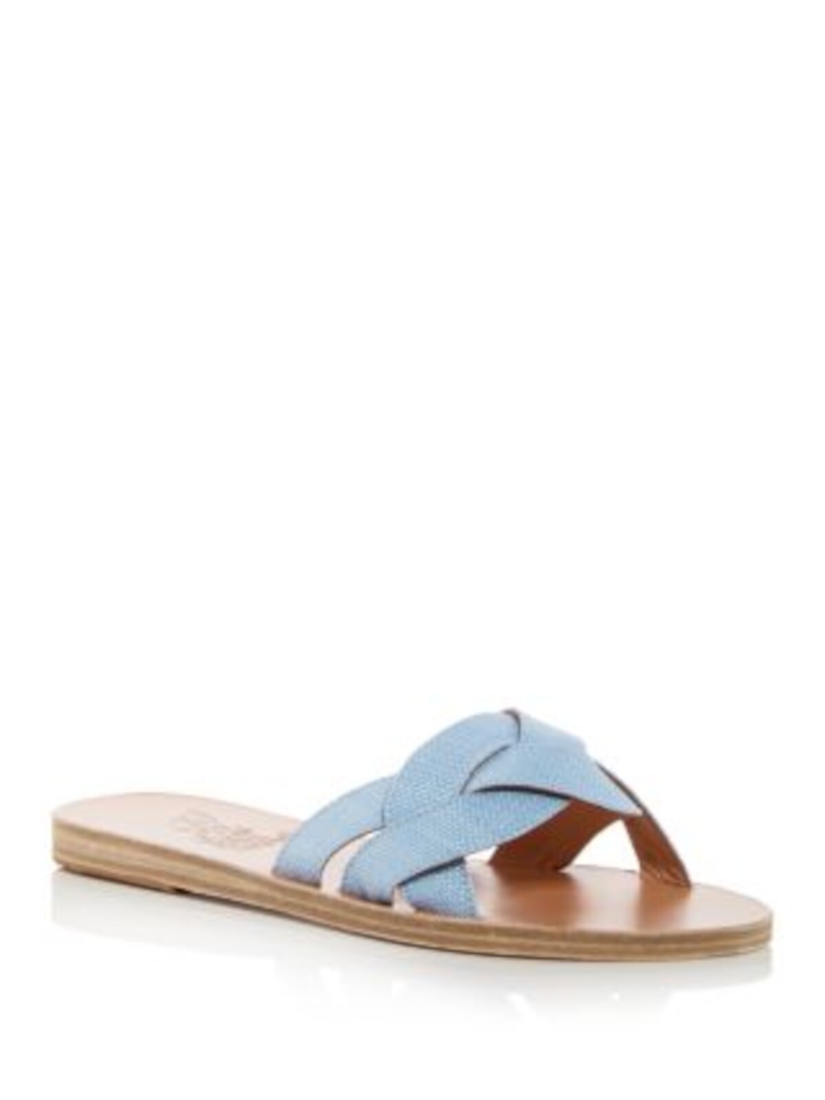 ANCIENT GREEK SANDALS Womens Light Blue Arachne Slip On Slide Sandals Shoes 39 19090₽