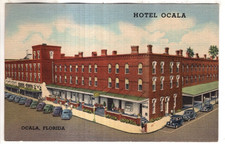LINEN Postcard HOTEL OCALA - OCALA, FLORIDA LINEN Postcard HOTEL OCALA - OCALA, FLORIDA