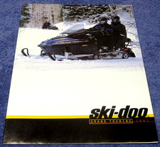 Orig. Vntg 2001 Ski-Doo Grand Touring Snowmobile Brochure 22" X 27" Poster