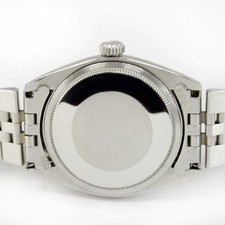 Vintage Rolex Oyster Perpetual Date Purple Dial 34mm Men Steel Watch Ref 1500 9