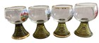 4 German Roemer Wine Glasses with Light Green Stems Vintage Collectibles — photo 2