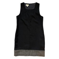 Talbots Black 100% Wool Sleeveless Sheath Dress Women’s 10P Petite Lined