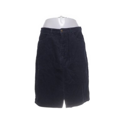 Eddie Bauer, Rock, Größe: 36, Blau, Baumwolle, Einfarbig, Cord, Damen #STk