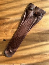 Braune Lederhülle für Tsuka, Tarnung im Feld, Japan